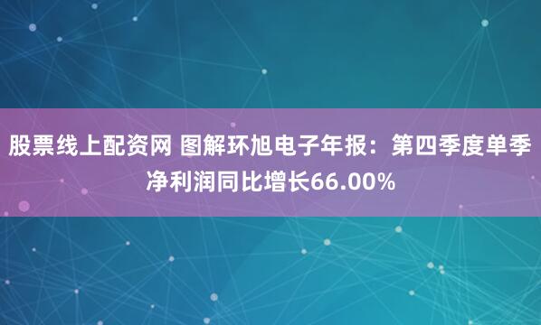 股票线上配资网 图解环旭电子年报：第四季度单季净利润同比增长66.00%